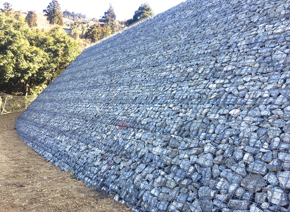 盛土用メッシュかご